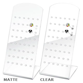 Mini L-Stand Body Jewelry Display 48 Hole Inserts For Tongue Tragus Earrings Labrets