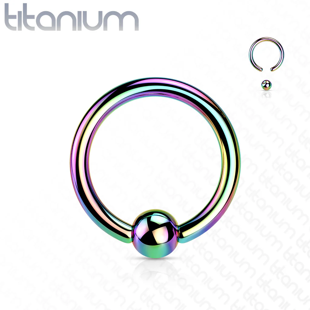 Implant Grade Titanium Basic Captive Bead Ring Cartilage Tragus - Image 6