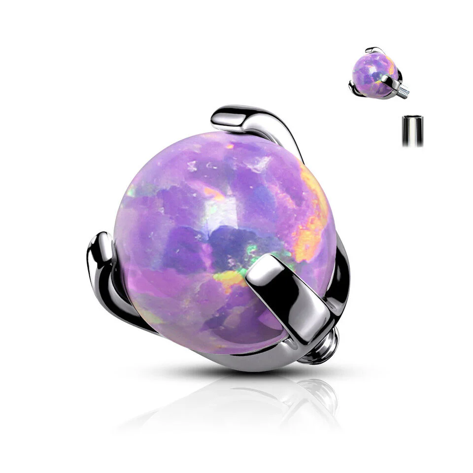 Claw Set Opal  Lip Top & Dermal Anchor Top Parts - Image 3