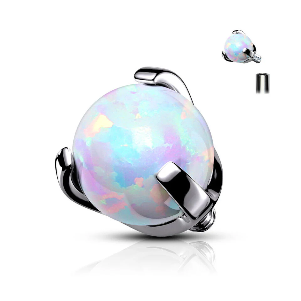 Claw Set Opal  Lip Top & Dermal Anchor Top Parts - Image 4