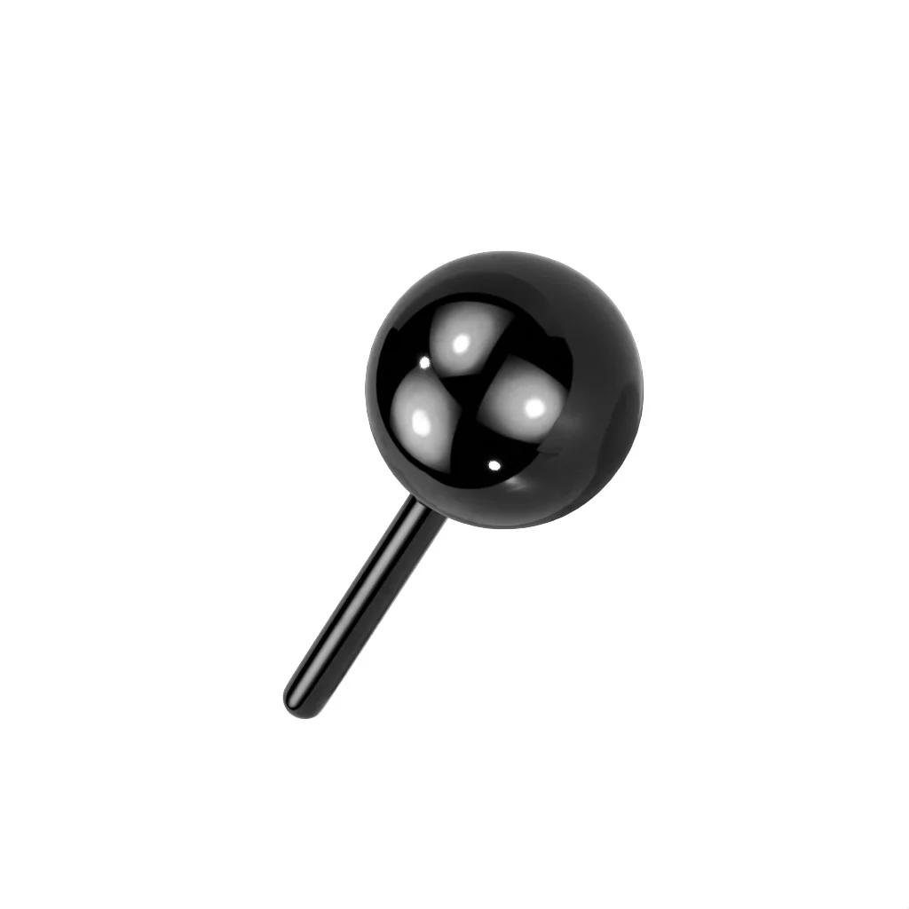 Titanium Threadless Push In Ball Top - Image 4